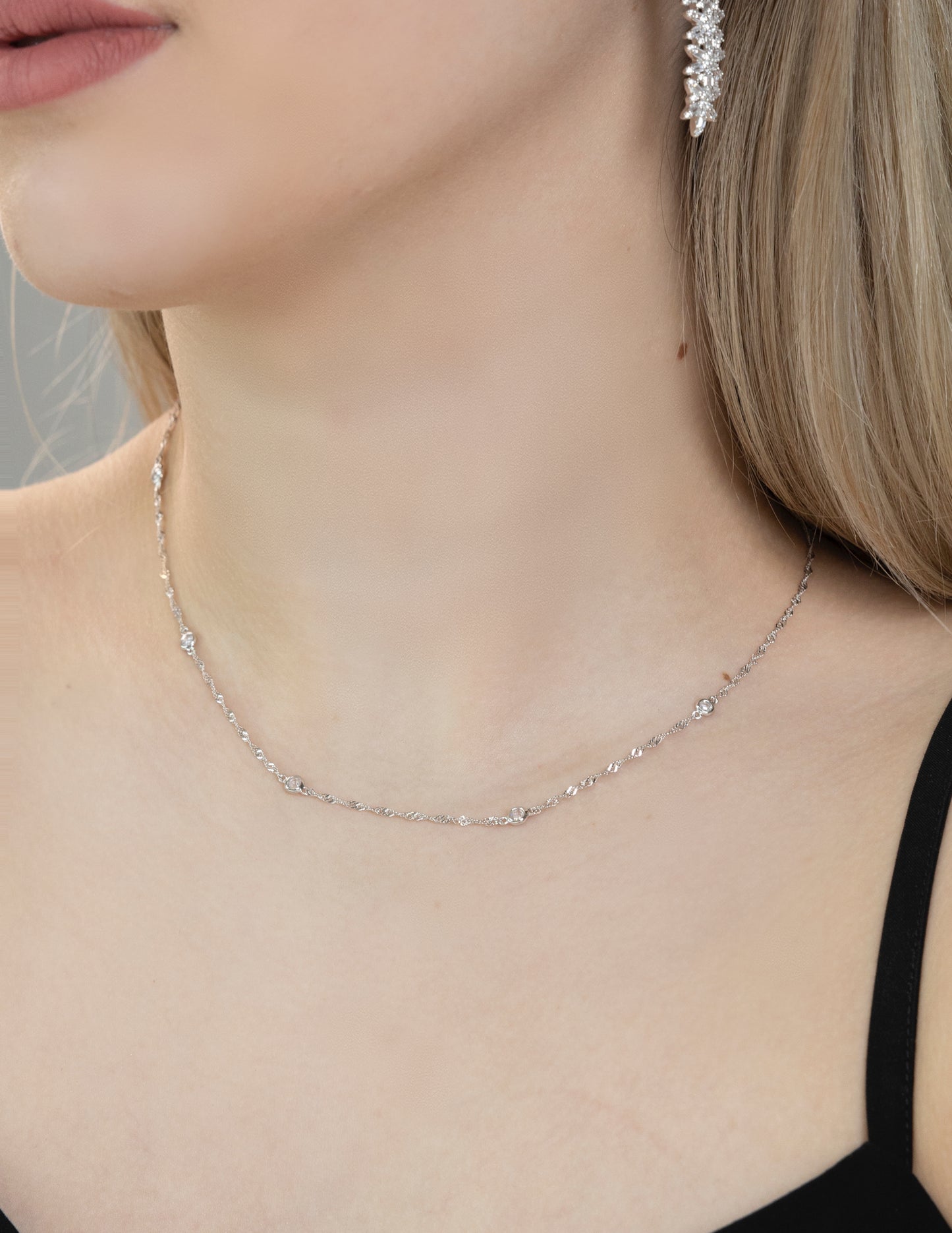 Crystal Dewdrop Necklace