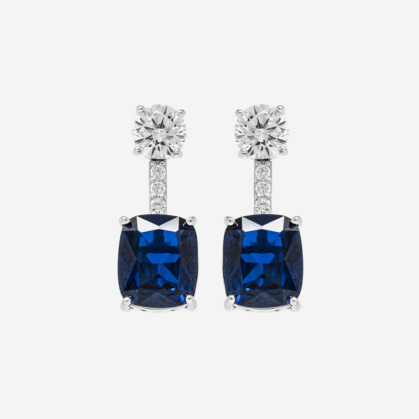Midnight Solitaire Earrings