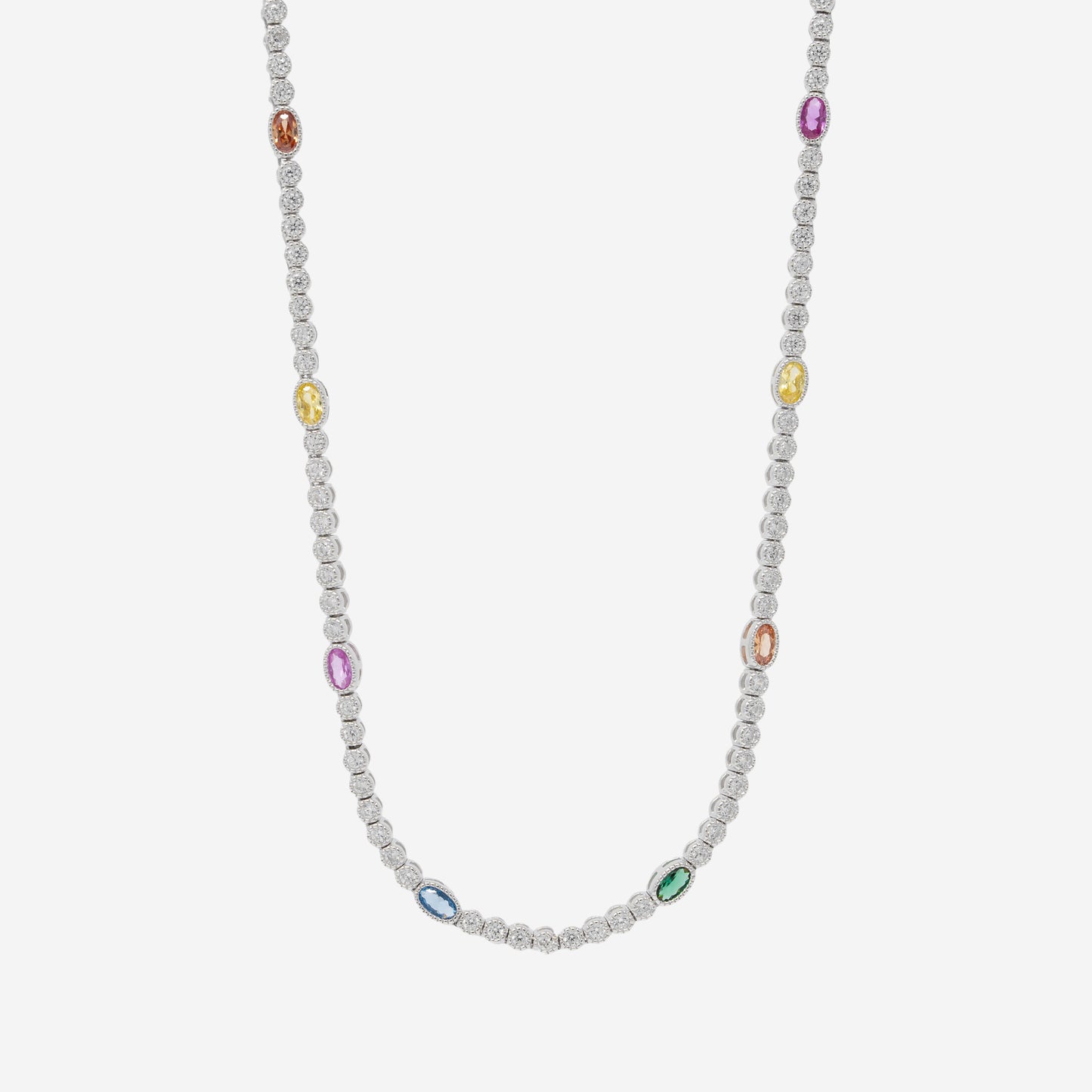 Mulitcolor Tennis Chain