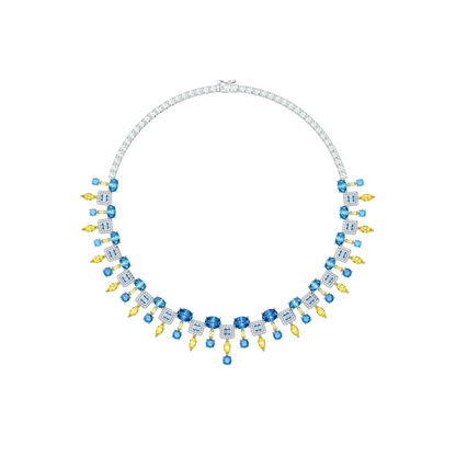 Sparklers of Summer High  Necklace
